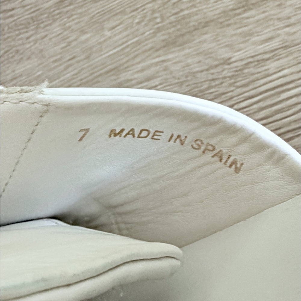 Freda Salvador Eda D’Orsay White Women's Sneakers, Size 7 - Picture 9 of 9
